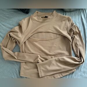 SHEIN long sleeve crop top